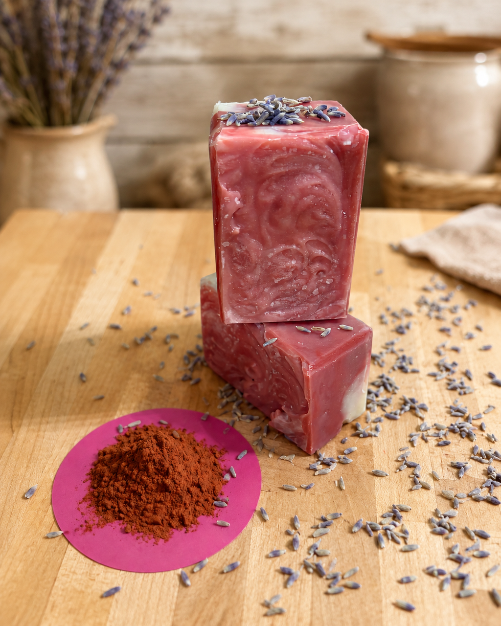 Lavender Facial Swirl Soap Bar