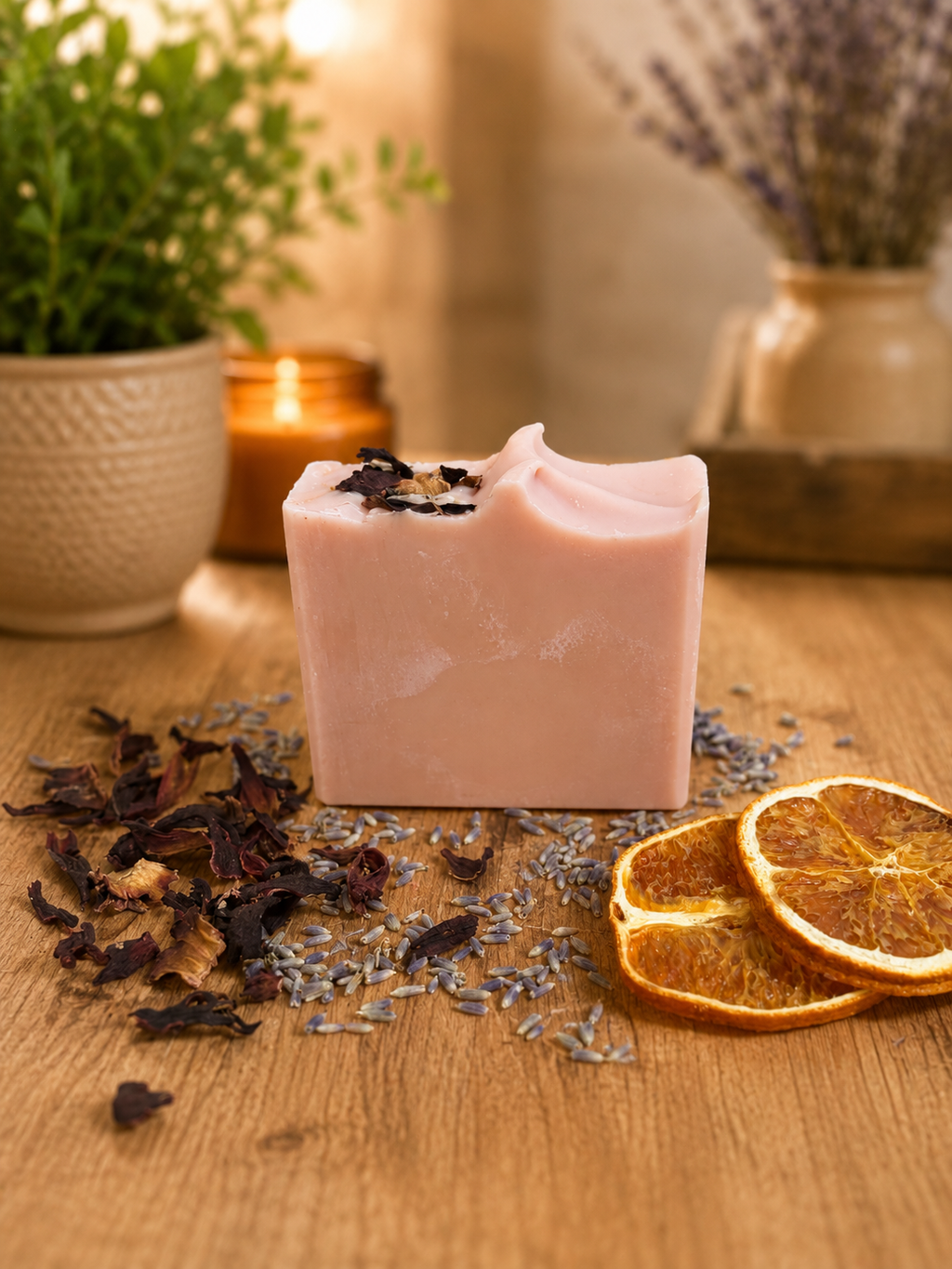 Hibiscus Soap Bar